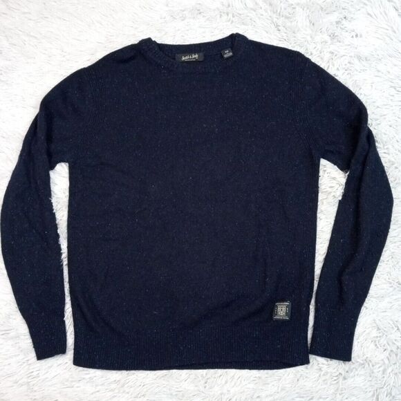 Scotch & Soda Sweater Womens L Blue Wool Blend Knit Speckled Cozy Comfort Casual - Picture 1 of 12